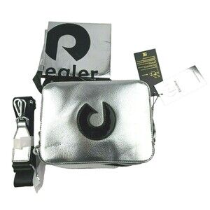 Realer Metallic Silver Womens Crossbody Bag Purse Shoulder Fashion New